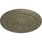 Ekena Millwork Carton Smooth Ceiling Medallion (Canopies up to 9 1/8"), 29 1/8"OD x 1 1/2"P, Witch Hazel Crackle CM29CAWHC - alternate 4